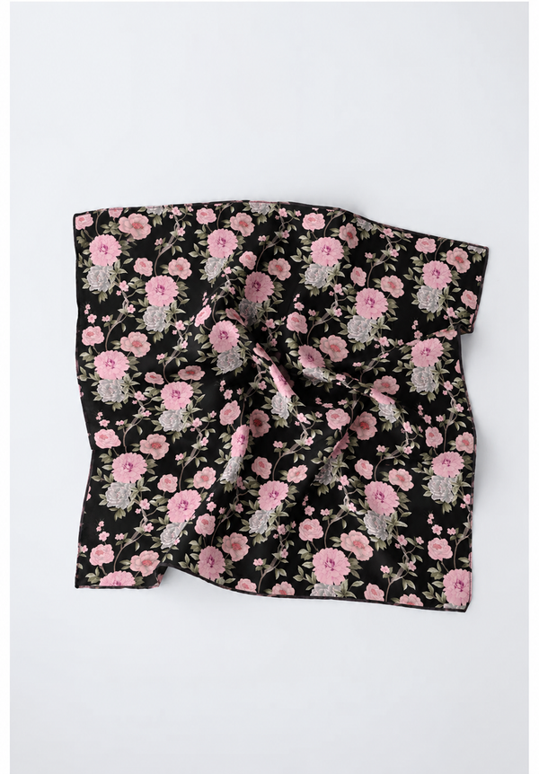 Pink Dahlia Bandana