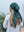Paisley Forest Green Square Head Scarf