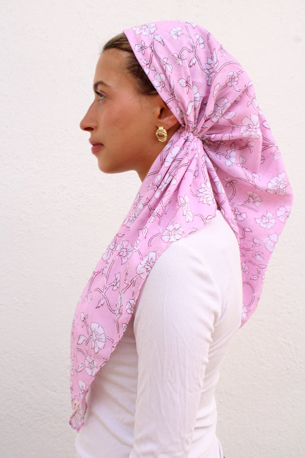 SB VERSATILE PRETIED Soft Pink Florals (WITH VELVET GRIP)
