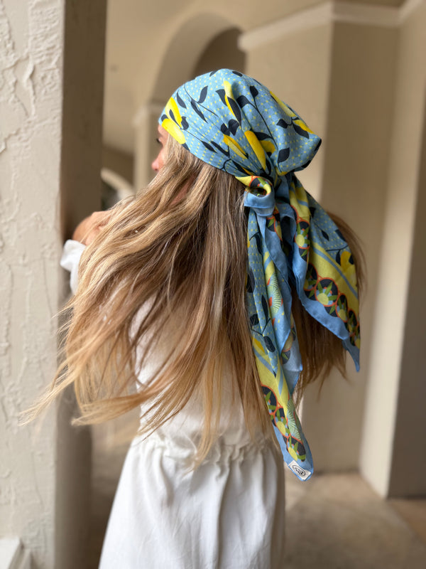 Limoncello Square Head Scarf