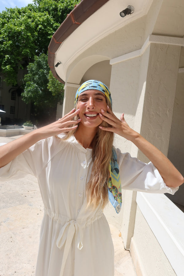 Limoncello Square Head Scarf
