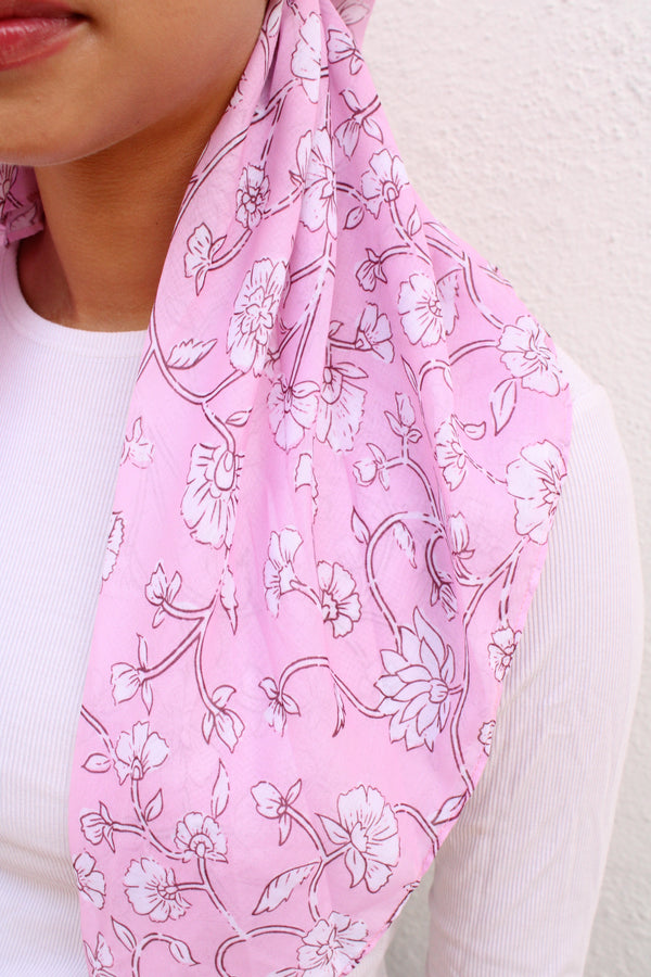 SB VERSATILE PRETIED Soft Pink Florals (WITH VELVET GRIP)