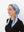 Forest Green Toile Square Head Scarf