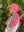 Pink Paloma Square Head Scarf