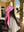Paisley Hot Pink Square Head Scarf
