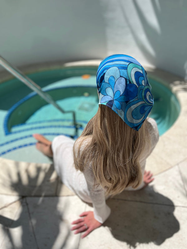 Inspired Blue Capri Bandana