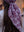 Burgundy Toile Square Head Scarf