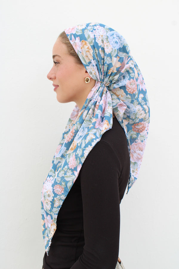 SB VERSATILE PRETIED Blue Wildflower (WITH VELVET GRIP)