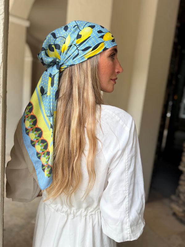 Limoncello Square Head Scarf