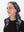 Midnight Butterfly Square Head Scarf