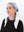 Country Navy Toile Square Head Scarf