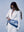 Country Navy Toile Square Head Scarf