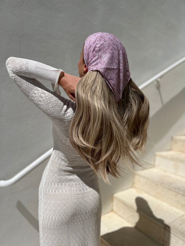 Soft Pink Florals Bandana