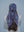 Deep Plum florals Square Head Scarf