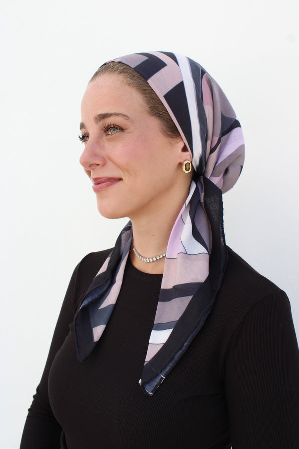 Earthy Pucci Inspired Square Head Scarf