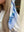 White Blue Floral Collection Square Head Scarf
