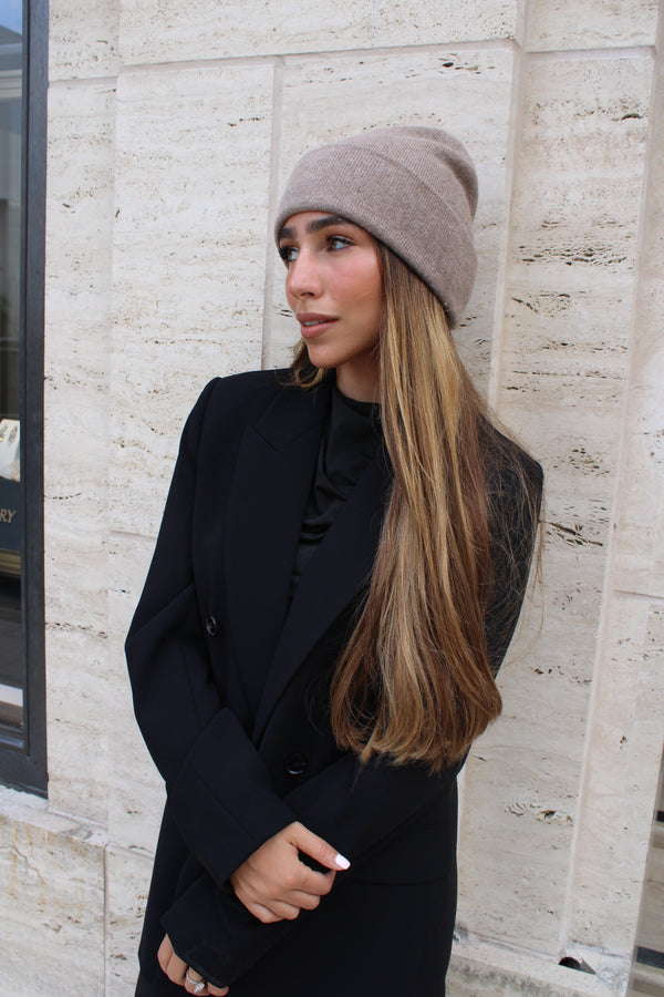 Cashmere Cuffed Beanie