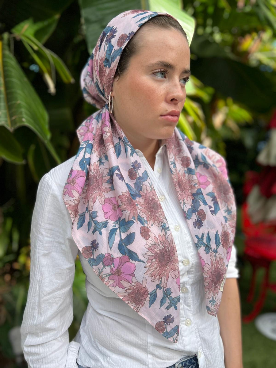 CLASSIC PRETIED Pink Fall Floral (WITH VELVET GRIP)