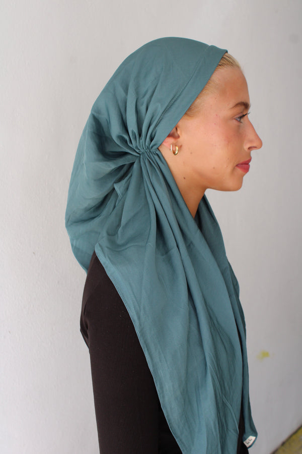 VERSATILE PRETIED Matte Satin Teal (with Velvet Grip)