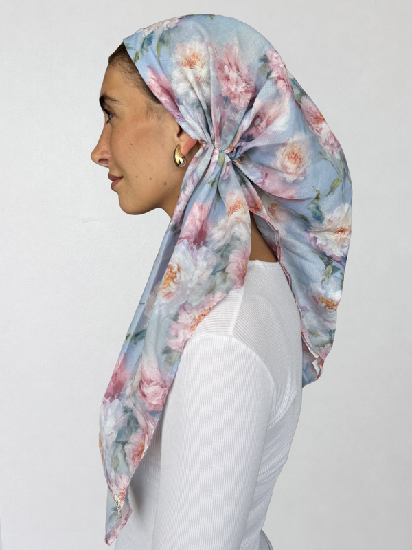 VERSATILE PRETIED Painters Garden Head Scarf