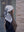Stripped Cream Square Head Scarf