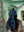 Indigo Bloom Square Head Scarf