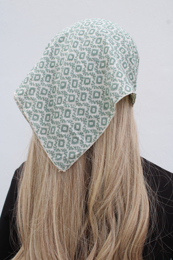 Sage Geo Bandana