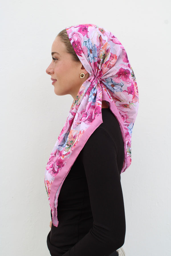 SB VERSATILE PRETIED Pink Flower Power (WITH VELVET GRIP)