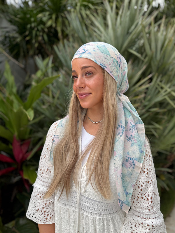 Love Shack Fancy Square Head Scarf