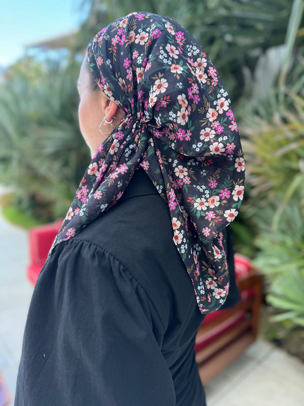 SB VERSATILE PRETIED Black Liberty Floral (WITH VELVET GRIP)