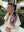 Black Mauve Floral Collection Square Head Scarf