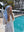 Blue Estate Garden Square Head Scarf