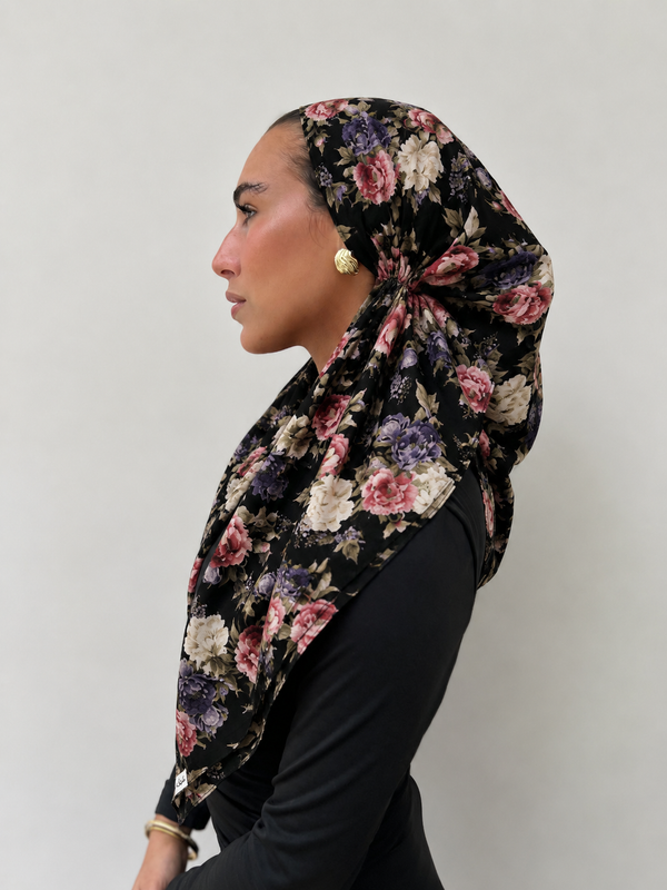 VERSATILE PRETIED Victorian Garden Head Scarf