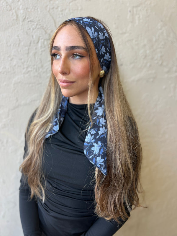 WRAP SCARF Midnight Flower