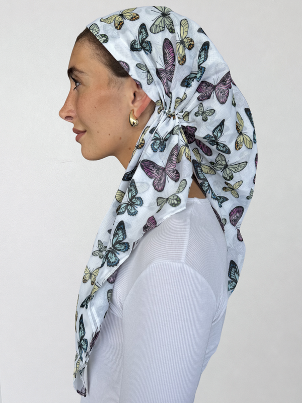VERSATILE PRETIED Butterfly Muse Head Scarf