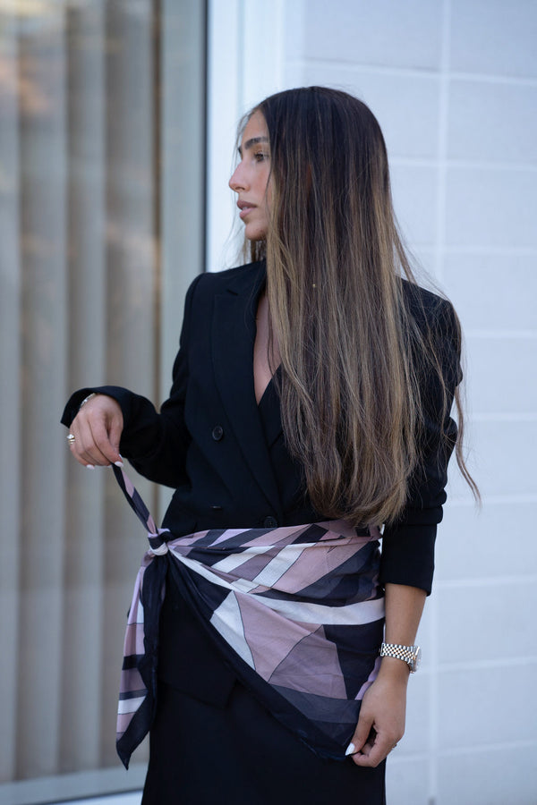 Earthy Pucci Inspired Square Head Scarf