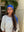 Paisley Cobalt Square Head Scarf