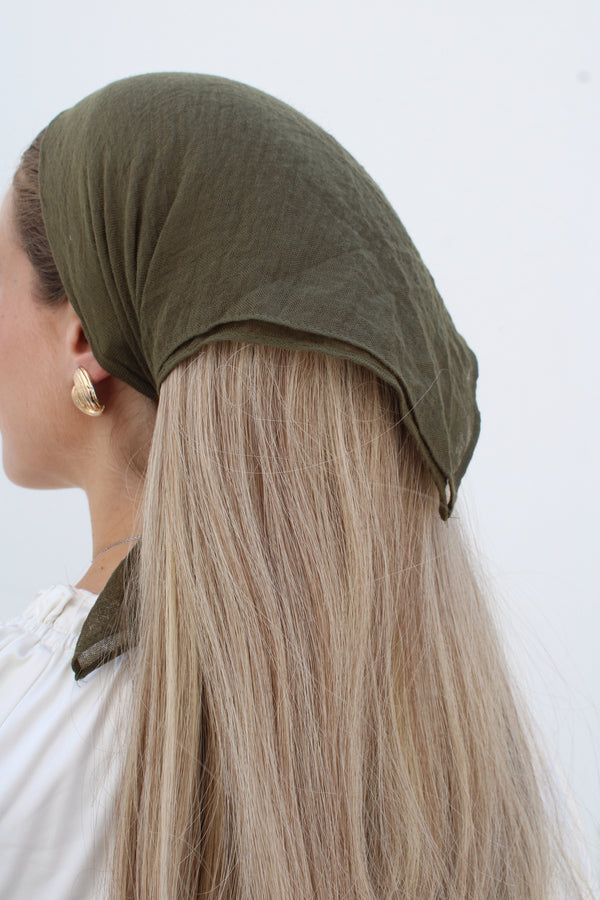 Solid Wrinkle Bandanas