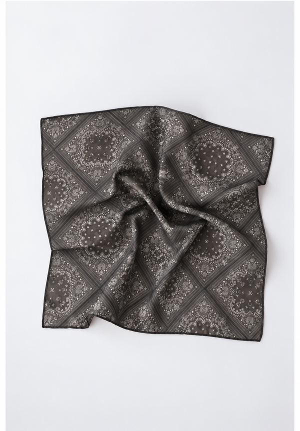 Mocha Paisley Bandana