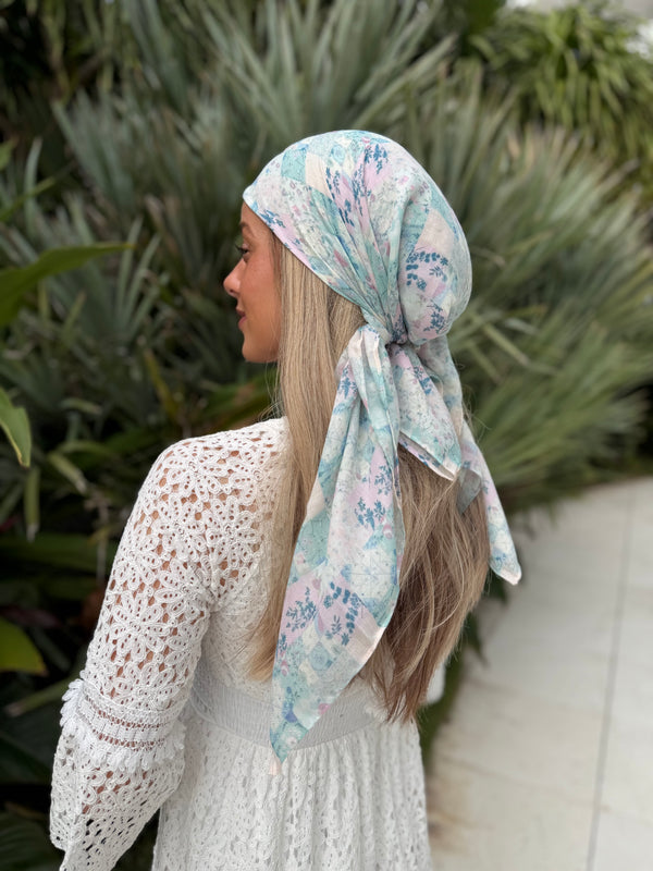 Love Shack Fancy Square Head Scarf