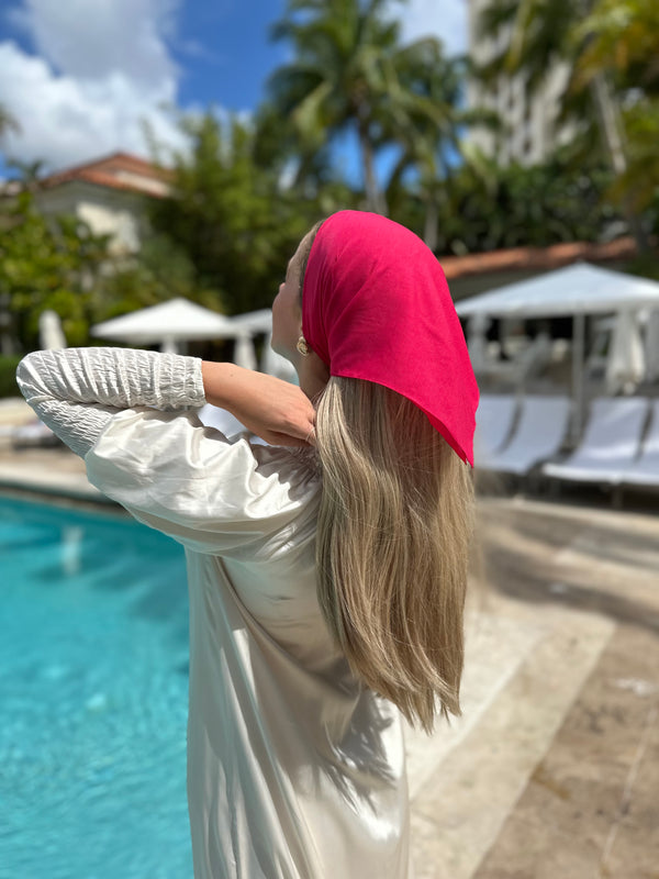 Solid Cotton Viscose Bandanas
