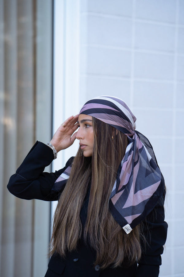 Earthy Pucci Inspired Square Head Scarf