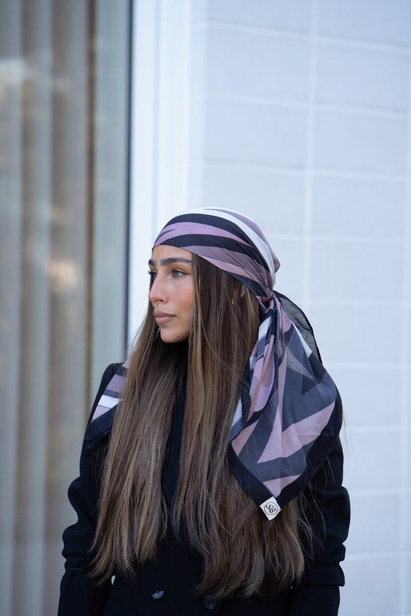 Earthy Pucci Inspired Square Head Scarf