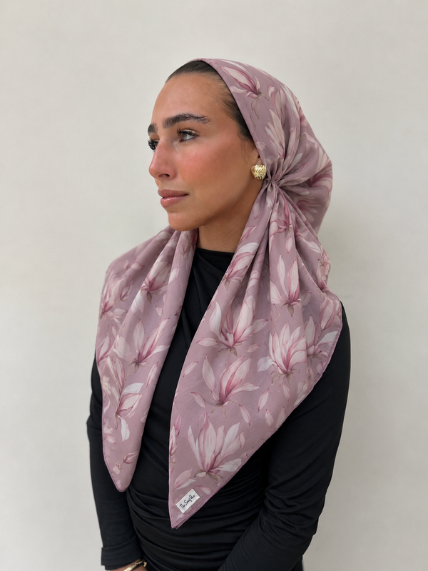CLASSIC PRETIED Magnolia Head Scarf