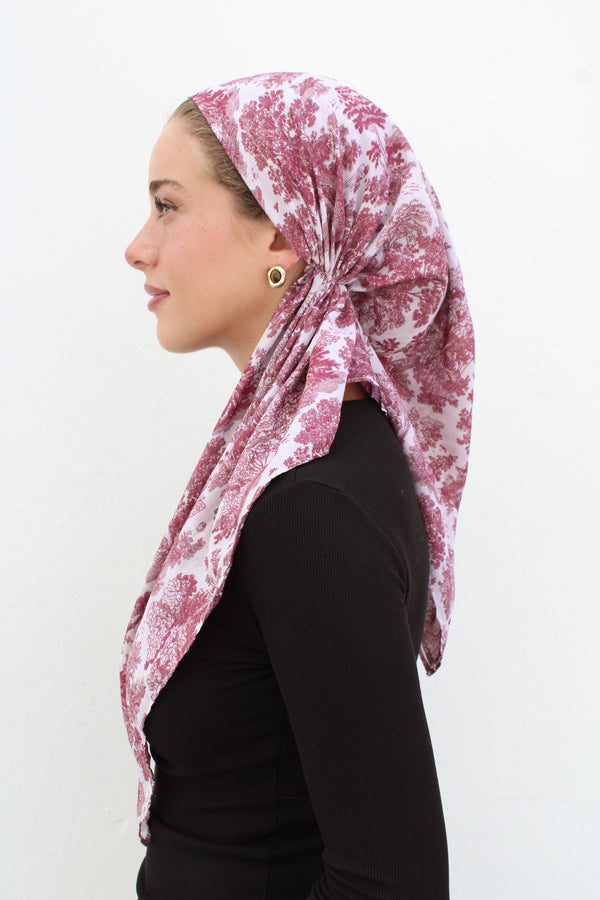 VERSATILE PRETIED Burgundy Toile (WITH VELVET GRIP)