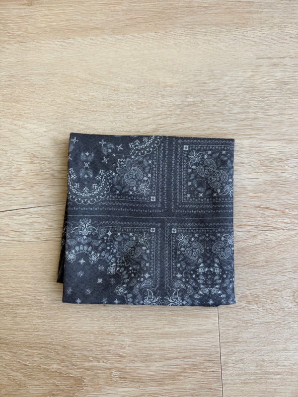 Mocha Paisley Bandana