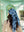 Indigo Bloom Square Head Scarf