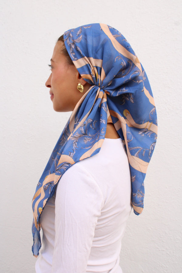 SB VERSATILE PRETIED Slate Blue Chains (WITH VELVET GRIP)