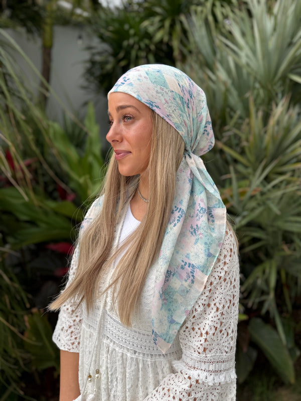 Love Shack Fancy Square Head Scarf