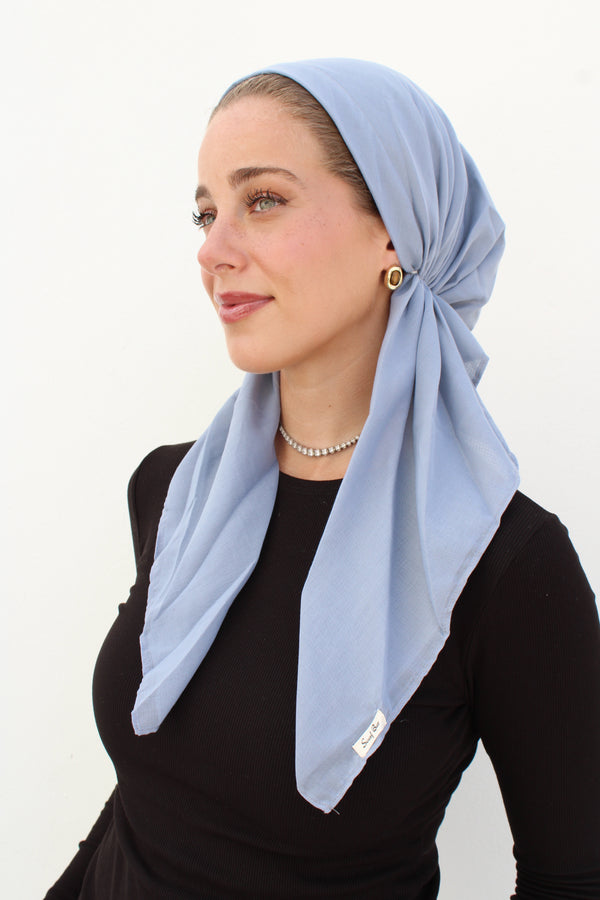 SHORT CLASSIC PRETIED Powder Blue (with Velvet Grip)